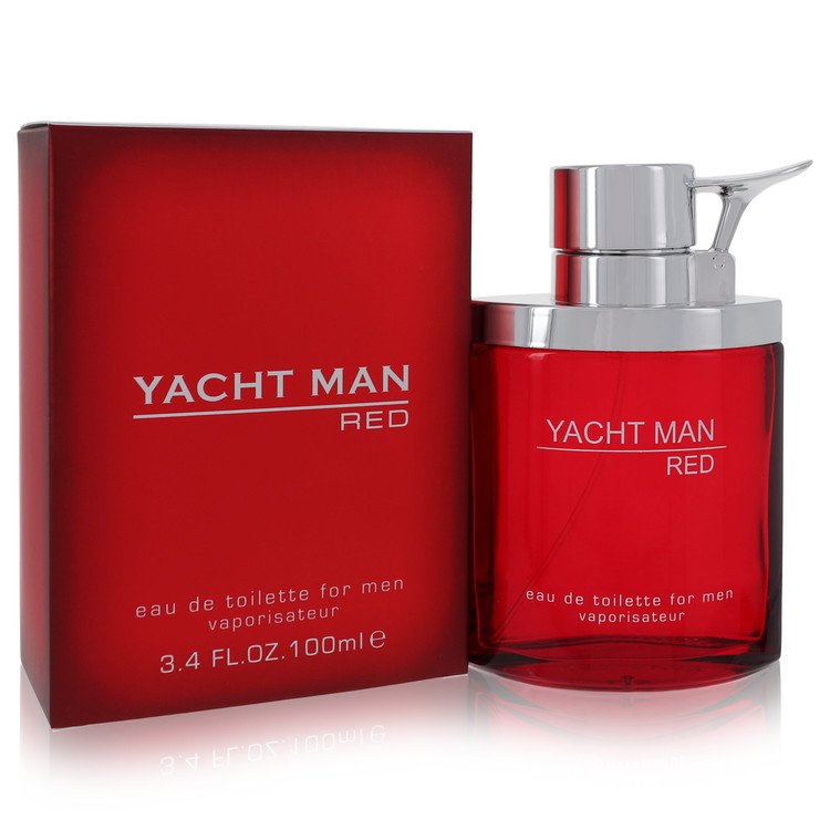 Yacht Man Red Cologne by Myrurgia Eau De Toilette Spray 3.4 oz for Men - Authentic Fragrance - Discount Men Perfume or Cologne Fragrance